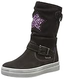 Seitlicher Reißverschluss Richter Kinderschuhe Mädchen Bitter Hohe Stiefel, Grau (Steel/Candy 6501), 31 EU