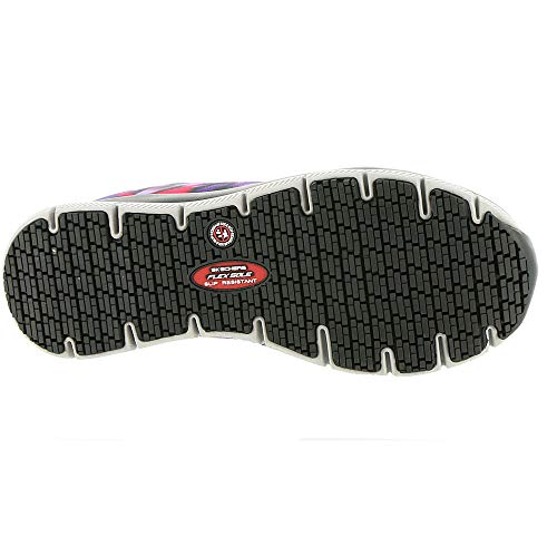 Skechers Skechers - Womens Comfort Flex Sr- Hc Pro Sr Shoe, Size: 12 M US, Color: Black/Multi