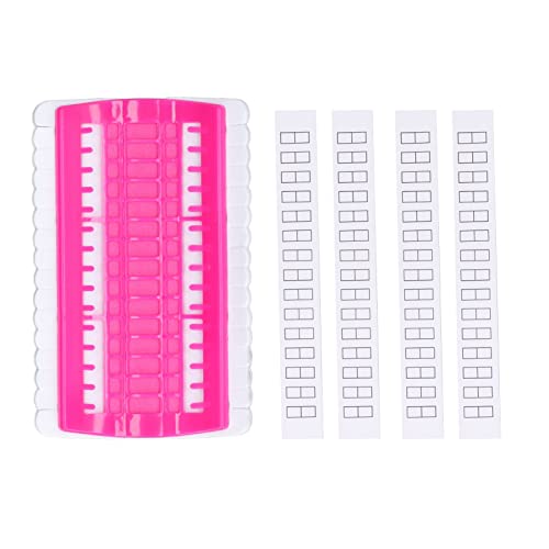 30 Positions Floss Organizer Embroidery, Shelf Thread Organizers for Cross Embroidery Thread Holder, Embroidery Thread Organizers Shelf for Cross Stitch Tool (Pink)