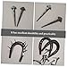 Ipetboom 100pcs Iron Horseshoe Nails Professional Hoof Nails Portable Tool Rear Brake Pads Accessory