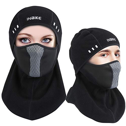 HQKJ Maschera Antivento Termico Balaclava Passamontagna Maglia Traspirante Maschera per Ciclismo in Motocicletta, Elastico Dimensione Universale per Adulti Adolescenti