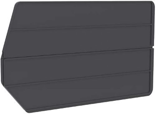 Akro-Mils 40265 - Divisor de plástico longitudinal para contenedores de almacenamiento AkroBin 30265, color negro, (paquete de 6)