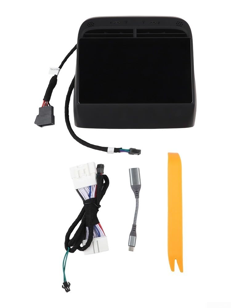 Écran arrière de divertissement pour Tesla Model 3/Y 2019-2024 avec contrôle de la température, écran 10,1", 32 Go de ROM, 2 Go de RAM, noir