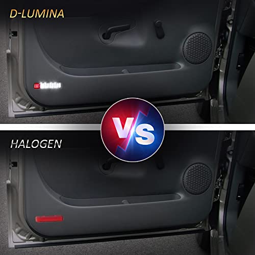 Luces LED interiores para puertas rojo y blanco para camioneta miniatura 3