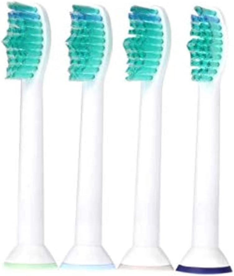4Pcs Electric Toothbrush Replacement Heads Fits For Philips Sonicare P-Hx-6014/Hx6014 Toothbrush Replacement