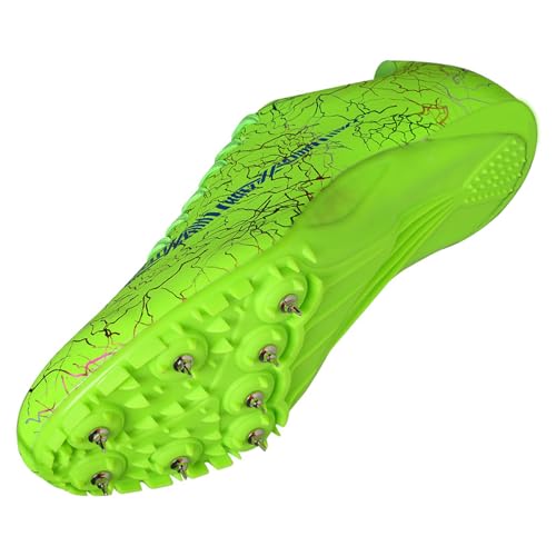 Jokvaex Tênis de corrida masculino e feminino com spikes para meninos e meninas, tênis de atletismo
