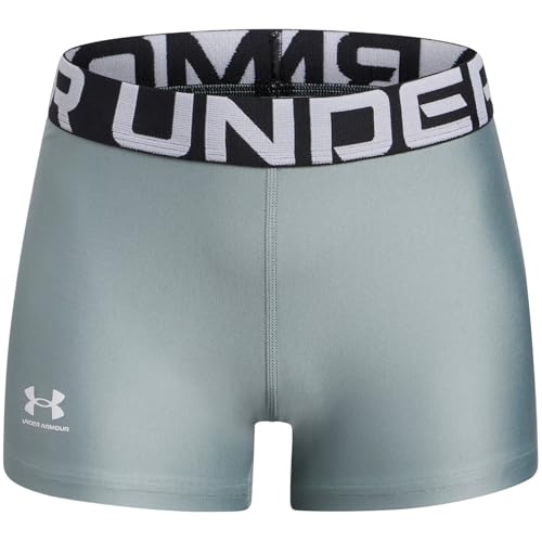 Image of Under Armour Kids HeatGear Shorty Juniors Green 11-12 Years