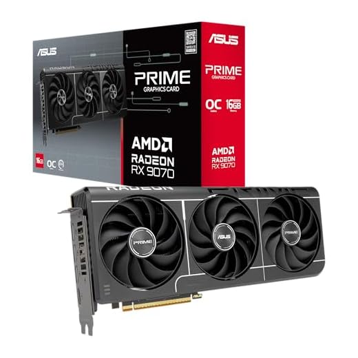 ASUS Prime Radeon™ RX 9070 OC Edition Graphics Card (PCIe 5.0, HDMI/DP 2.1, 2.5-Slot Design, axial-tech Fans, Dual Ball Fan Bearings, Dual BIOS, ASUS GPU Guard)