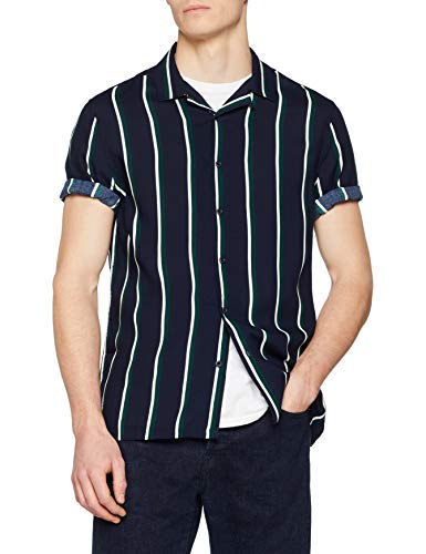 New Look Green Highlight Camicia Uomo