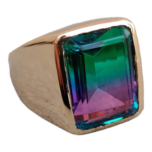 Signet Men Ring, Handmade Alexandrite Ring, 925 Solid Sterling Silver, Gemstone Ring, Heavy Ring For Him, Gift Ring