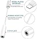 [Apple MFi-Zertifiziert] 2 Pack Adapter iPhone Kopfhörer, Lightning auf 3,5‑mm-Kopfhöreranschluss Adapter Aux Audio KlinkeAdapter für iPhone 13/12/11/11 Pro/XR/X/XS/8/8Plus Unterstützt alle iOS