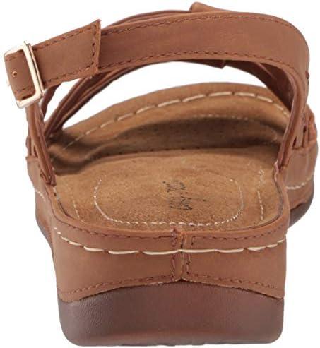 Easy Street Women's Sling Back Sandal, Tan, 7.5 | Image 2