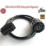 1.INFOS: 10-Pin-OBD-Adapter für BMW Motorräder - Ermöglicht K-Line und DCAN-Diagnose. Geeignet mit OBDLink, Motor ...