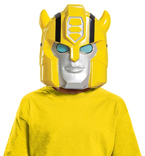 Disguise Bumblebee Mask for Kids, Children's Transformers Costume Half Mask Accessory, Kid Size