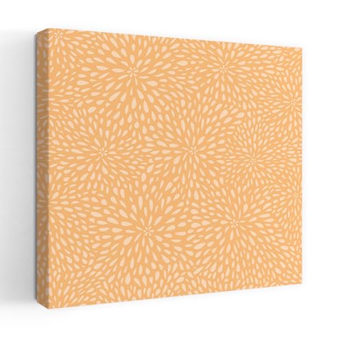 Trend Board Life Sunflower Seeds On Yellow Bg - Pattern Abstract Contemporary Sunflower Landscape Nature Wall Art