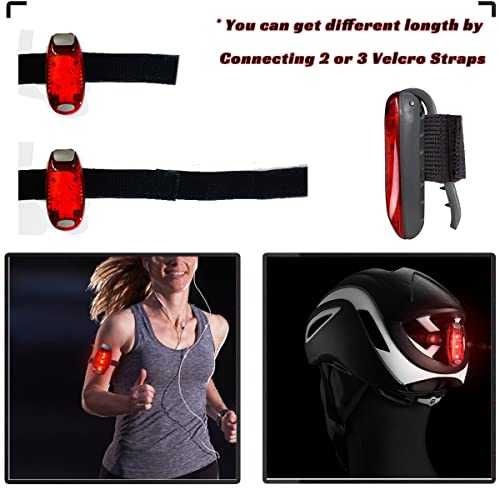 Miniatura 6 de 4 Pcs Luces Led De Seguridad Con Clip - Luces Estroboscópicas, Led Luz Para Running Linterna Clip Para Mochila Escolar Mascota, Luz Para Correr Running Led, Luces Para Correr De Noche