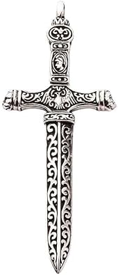 Bikerringshop Sterling Silver Warrior Sword Pendant