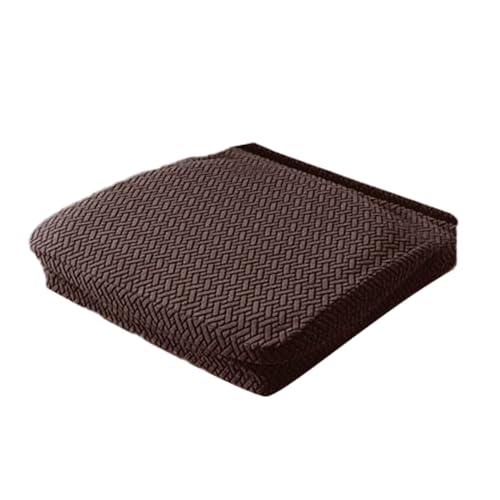 ASHLUYAK Fundas de asiento para sillas de comedor, monocolor, desmontables, lavables, elásticas, para el hogar, universales, resistentes