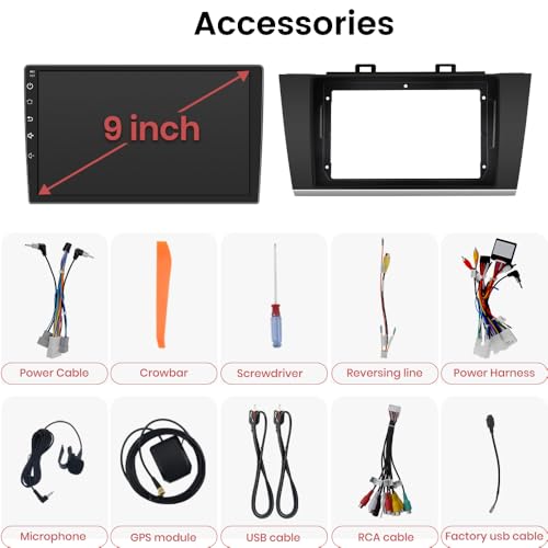 Car Stereo for Subaru Outback Legacy 2015-2018 9' Touch Screen CarPlay by Vratzn - Image 7