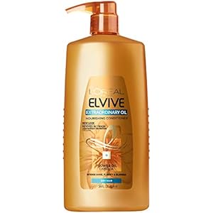 L'Oreal Paris Elvive Extraordinary Oil Nourishing Conditioner, for Dry or Dull Hair, Conditioner with Camellia Flower Oils, for Intense Hydration, Shine, and Silkiness, 28 Fl; Oz