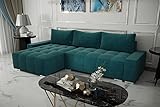 Ecksofa mit Schlaffunktion und Bettkasten
