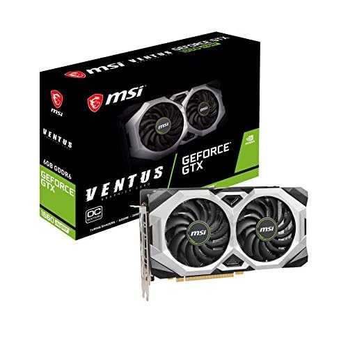 MSI GeForce GTX 1660S Ventus OC (1815 MHz, 6 Go GDDR6, DisplayPort, HDMI 2.0, PCI Express 3.0, 16x)