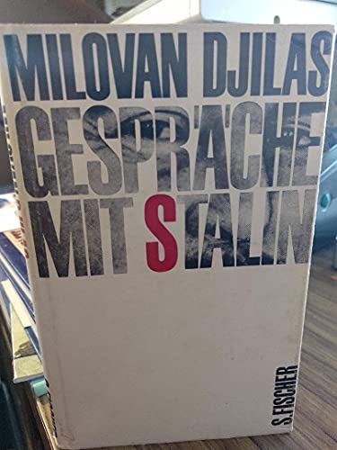 GESPR'A'CHE MIT STALIN [Serbian] B00RRNV214 Book Cover