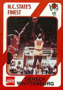 Autograph Warehouse Dereck Whittenburg Basketball Card (N.C. North Carolina State) 1989 Collegiate Collection No.141