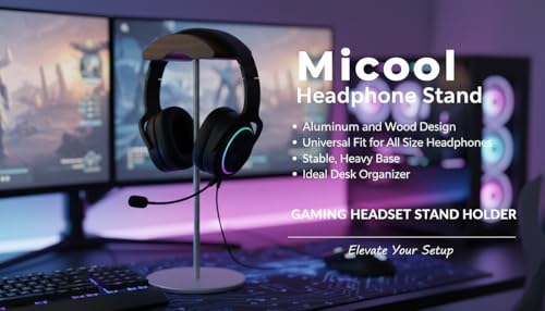 Support pour casque stable Micool contre le désordre