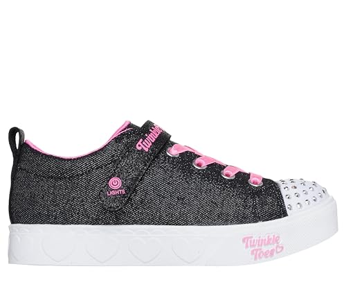 Skechers Girl's Heart Steps-Shimmer Sweetie Sneaker2