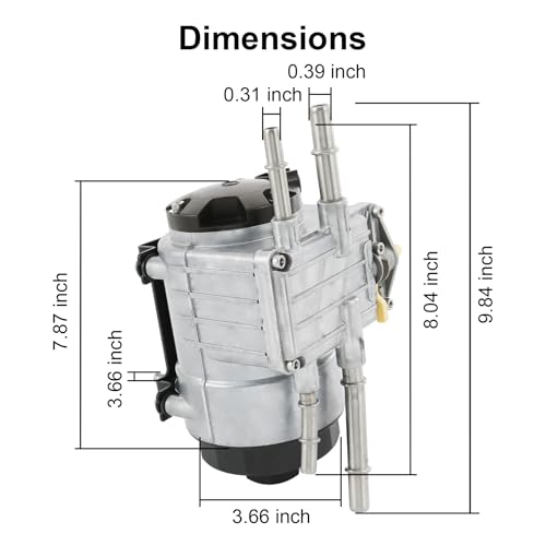 Fuel Pump Assembly 8C3Z-9G282-A Compatible with Ford F250 F350 F-250 F-350 F-450 F-550 Super Duty 6.4L V8 Power stroke Diesel Engine 2008-2010 Replace 8C349G282AA / PFB-95 6.4L Power stroke Fuel Pump by LDMINDA - Image 4