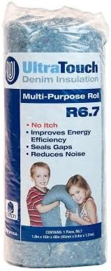 Ultra Touch 16 in. x 48 in. Denim Insulation Multi-Purpose Roll