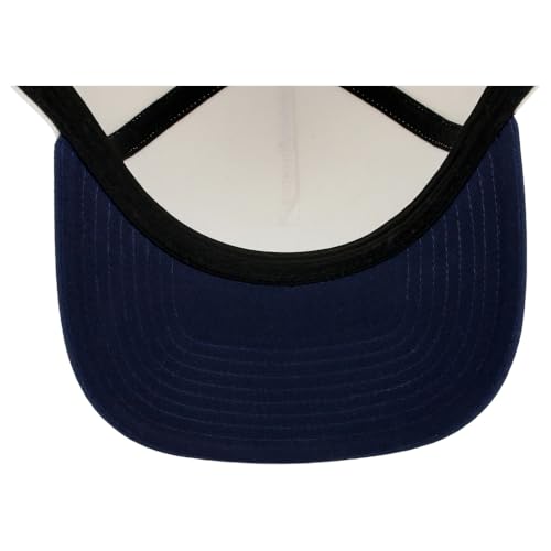 Image of Lids Blank Hook Shot A-Frame Adjustable Snapback Hat - Breathable Mesh & Lightweight | Curved Bill | One Size Fits Most