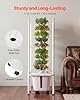VEVOR Hydroponic Tower, 45 Pods 9 Tiers Hydroponics Growing System Kit with LED Grow Light, App Control & Casters, Vertical Home Garden with 20L Water Tank & Pump for Indoor Herbs, Fruits, Vegetables #4
