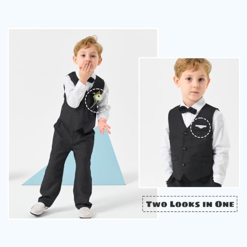Image of Volunboy Boys Suit Formal Wedding Guest Dress Clothes