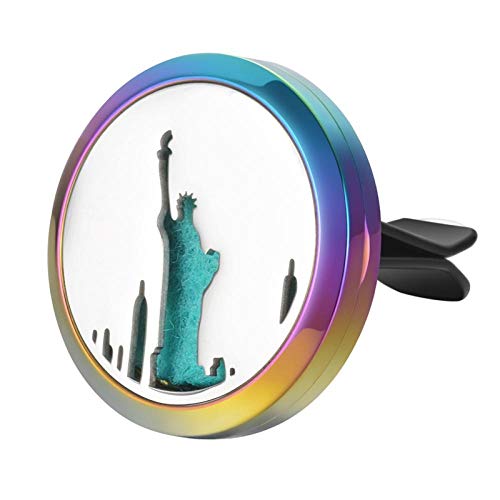 Preisvergleich Produktbild Aromatherapie-Anhänger 30Mm Edelstahl Auto Lufterfrischer Parfüm