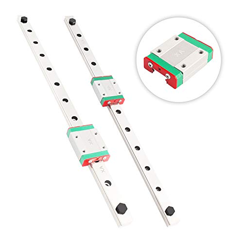 Rail linéaire MGN12C 400mm en acier haute précision pour axe XY et Hotend BLV