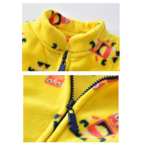 JiAmy Bambino Gilet Senza Maniche Giacca in Pile