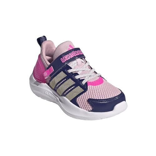 adidas Unisex-Kids Lightorama, Clear Pink/Cyber Metallic/Lucid Pink, 2.5 by adidas - Used condition - Image 6