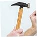 Tofficu Shoe Repair Hammer Wooden Handle Lightweight and Portable Tack Hammer for Leather Work Practical Tool for Shoe Repair and Installation