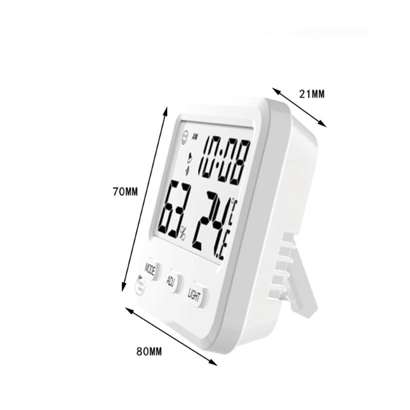 Digital Thermometer Home Use Indoor Wall Mounted Temperatur Humidity Meter