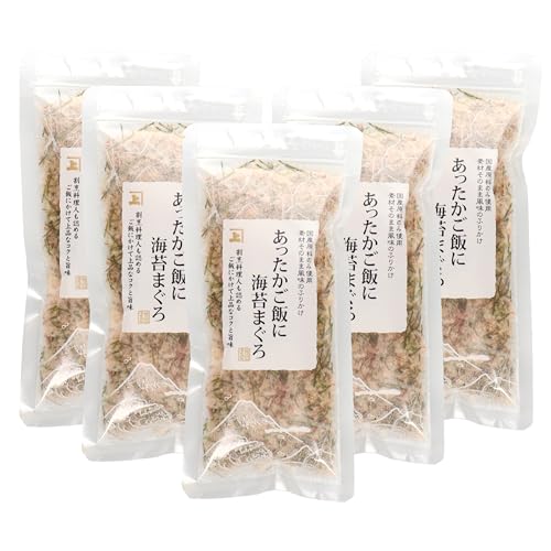 カネジョウ あったかご飯に海苔まぐろ 20g×5袋セット レシピ付き ふりかけ ごはんのおとも 無添加 無塩 減塩 国産 まぐろ のり ご飯のお供