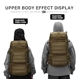 Mardingtop 25L Wanderrucksack Militär Outdoor Rucksack - Leichter Taktischer Rucksack mit MOLLE-System für Wandern, Jagd, Reisen, Sportaktivitäten, Bergsteigen