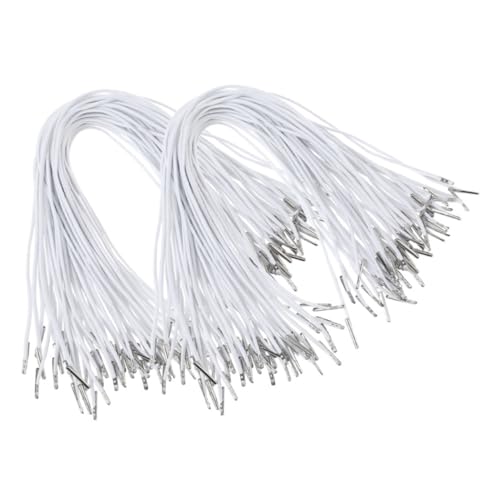 UTHCLO 200pcs Mask Craft Elastic Bands Stretch Round String Elastic Cords Barbed Cords Drawstring for Party Hat String