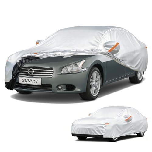 Image of GUNHYI Car Cover Custom Fit Nissan Maxima (1988-2026) Waterproof for Automobiles, Oxford Sun Rain Dust Snow Protection (Ships from US Warehouse, Delivery 3-8 Days)