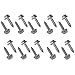 E-Track Wood Screw 20 Piece Fastener Set (1/4"x1" Washer Head Lag)