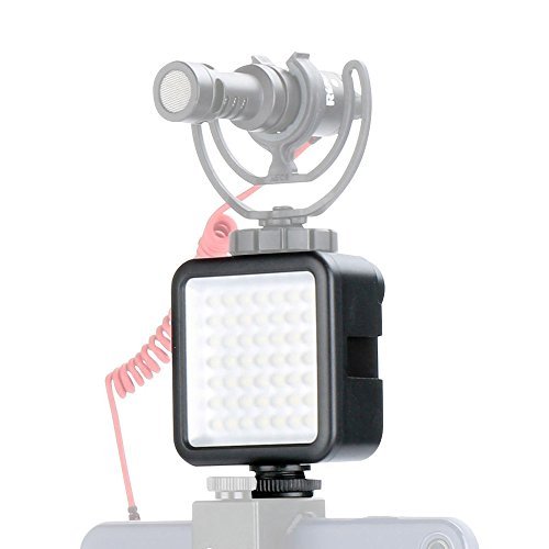LED Video Light, Camera Lighting - Ulanzi Dimmable Portable 49 LED Ultra Bright Panel Video Lighting, LED Camera Lights, Compatible for Canon Nikon Pentax Panasonic Sony DSLR Cameras Cell Phone etc.