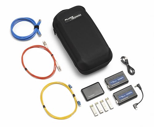 Fluke Networks 10/1G Fiber Media Converter Kit for LinkIQ