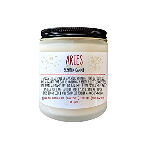 Aries Gift Zodiac Candle Zodiac Gifts Birthday Gift Birthday Candle Birthday Gift for Her Birthday gift for Friend Holiday Gift Under 20