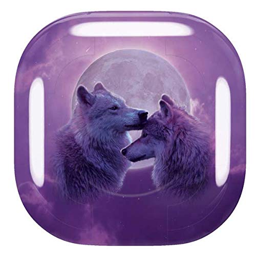 Skinit Decal Audio Skin Compatible with Samsung Galaxy Buds Pro - Tate and Co. Loving Wolves Design